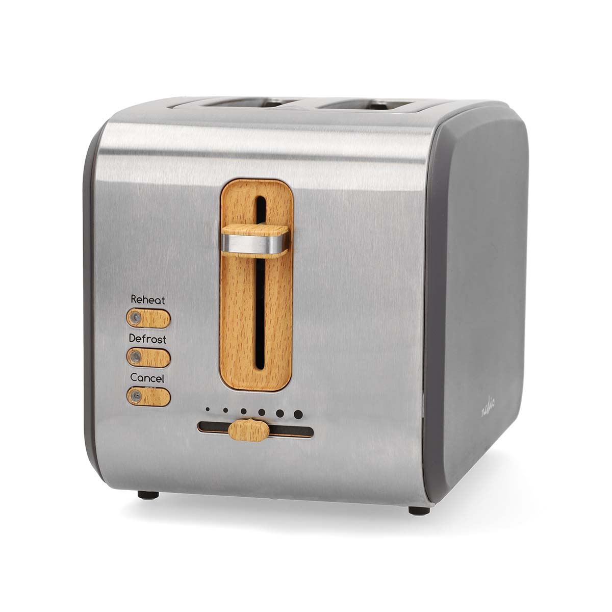 Toaster | Soft Touch Serie | 2 Brotscheiben | 2 Steckplätze | Bräunungsstufen: 6 | Auftaufunktion | Grau Toaster | Soft Touch Serie | 2 Brotscheiben | 2 Steckplätze | Bräunungsstufen: 6 | Auftaufunktion | Grau