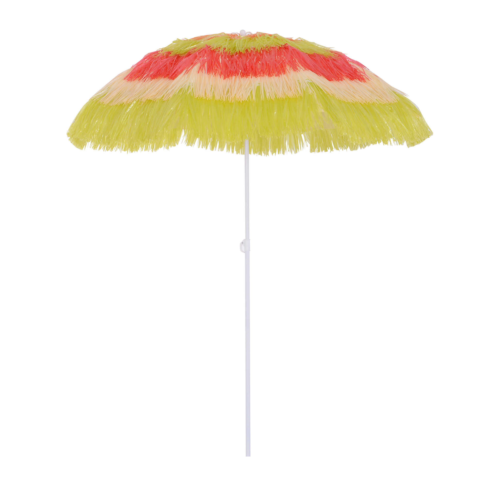 Hawaiischirm, Sonnenschirm, Gartenschirm, höhenverstellbar, neigbar, bunt, Ø160 x 190cm Hawaiischirm, Sonnenschirm, Gartenschirm, höhenverstellbar, neigbar, bunt, Ø160 x 190cm