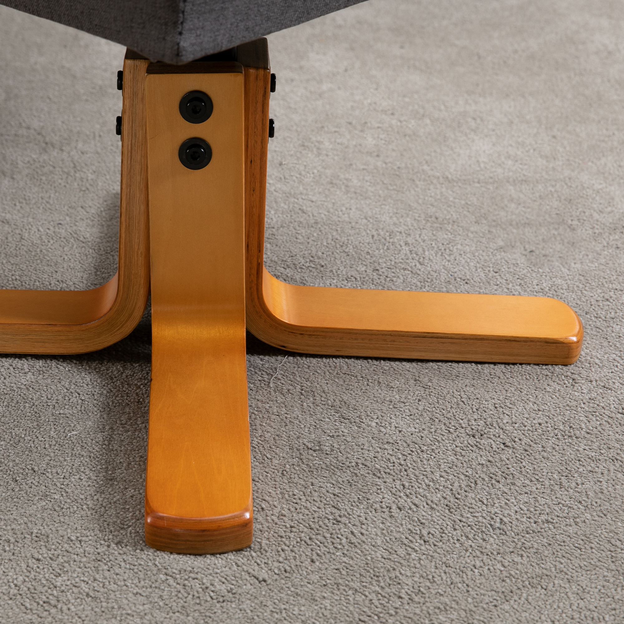 Relaxsessel mit Fußhocker, Stauraum, Elektrischer Massagesessel mit Liegefunktion, Drehbarer Fernsehsessel mit Seitentasche, Fernbedienung, Holzrahmen, Polyester, Dunkelgrau
