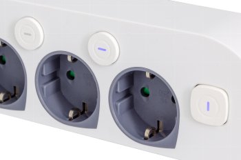 4-fach Steckdosenleiste mit Schalter / USB-A / C, Einzelschaltung, 1,5m Kabel