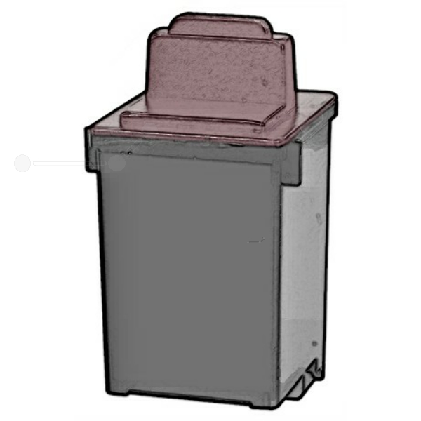 400HC Refill Tinte black für Lexmark / 13400HCE / 21ml