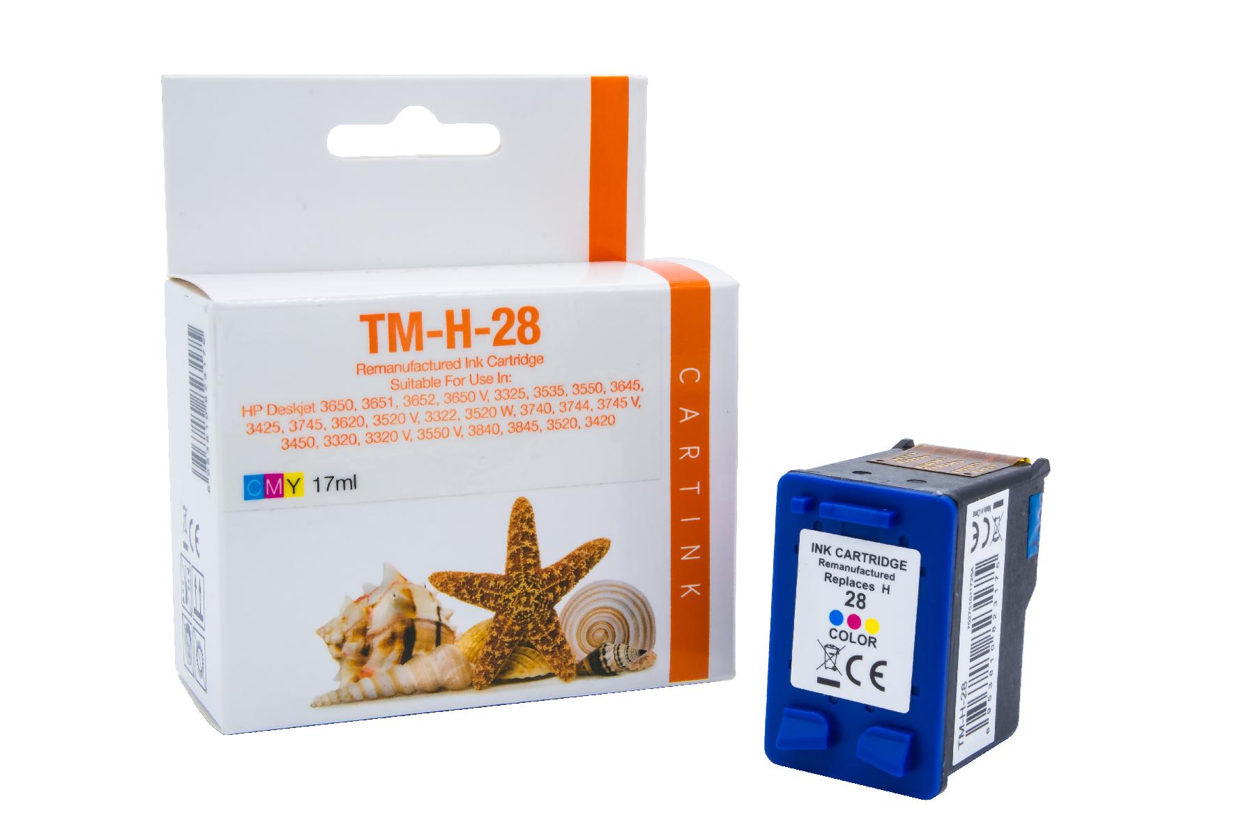 28A Refill Tinte Color für HP  / C8728AE / 17