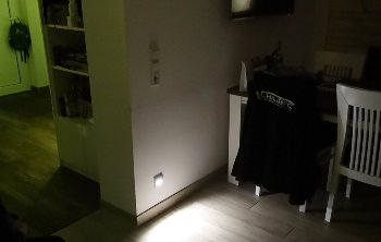 DELPHI LED-Einbauleuchte "COB" weiß / 80x80mm, 3000k, warmweiß, 55 Lumen