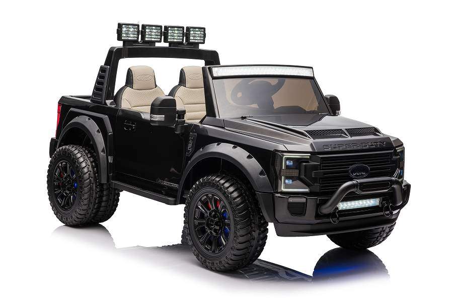Kinderfahrzeug Ford Super Duty - schwarz - 12V-Version