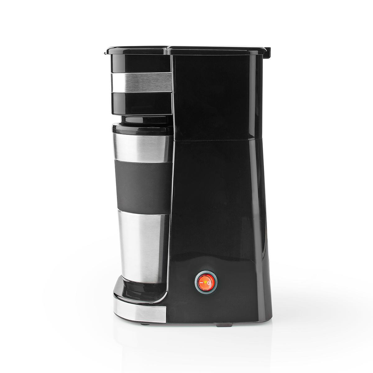 Kaffeemaschine | Filter Kaffee | 0.4 l | 1 Tassen | schwarz / Silber
