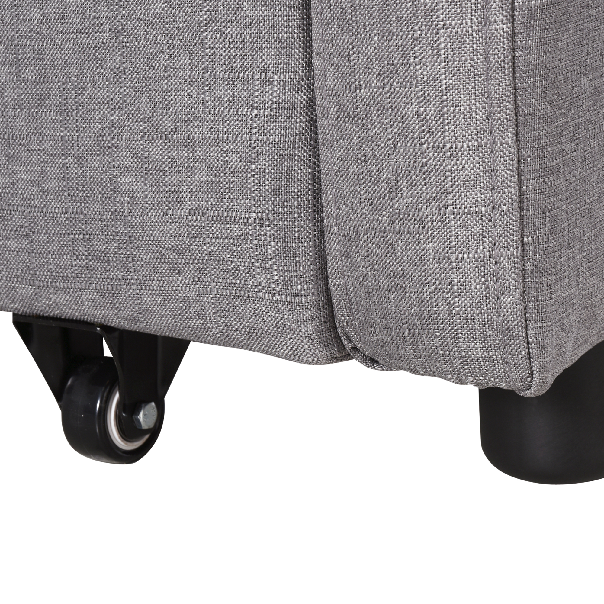 Schlafsofa für 2 Personen, mit Stauraum, leichter Umbau, flexibles Design, Grau