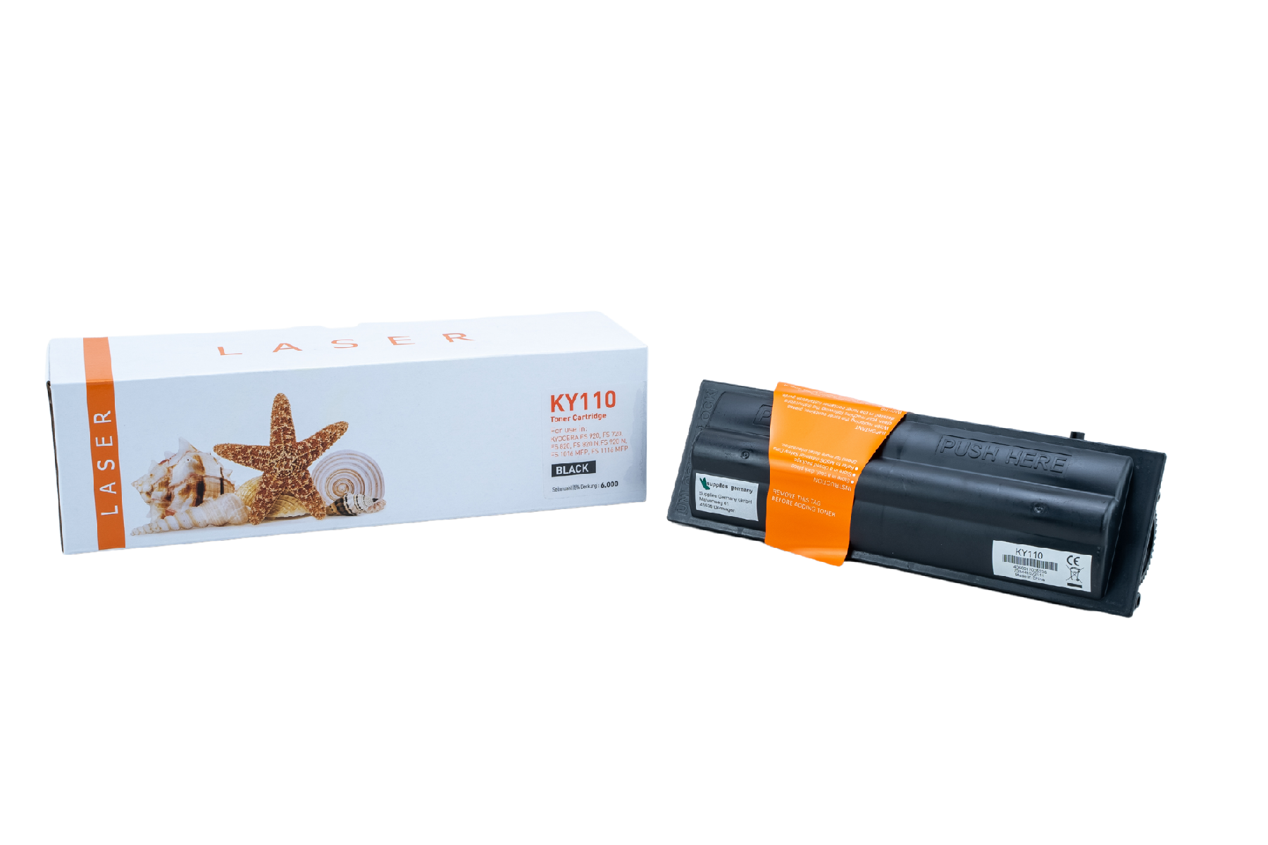TK110 alternativ Toner black für Kyocera / TK110 / 6.000 Seiten
