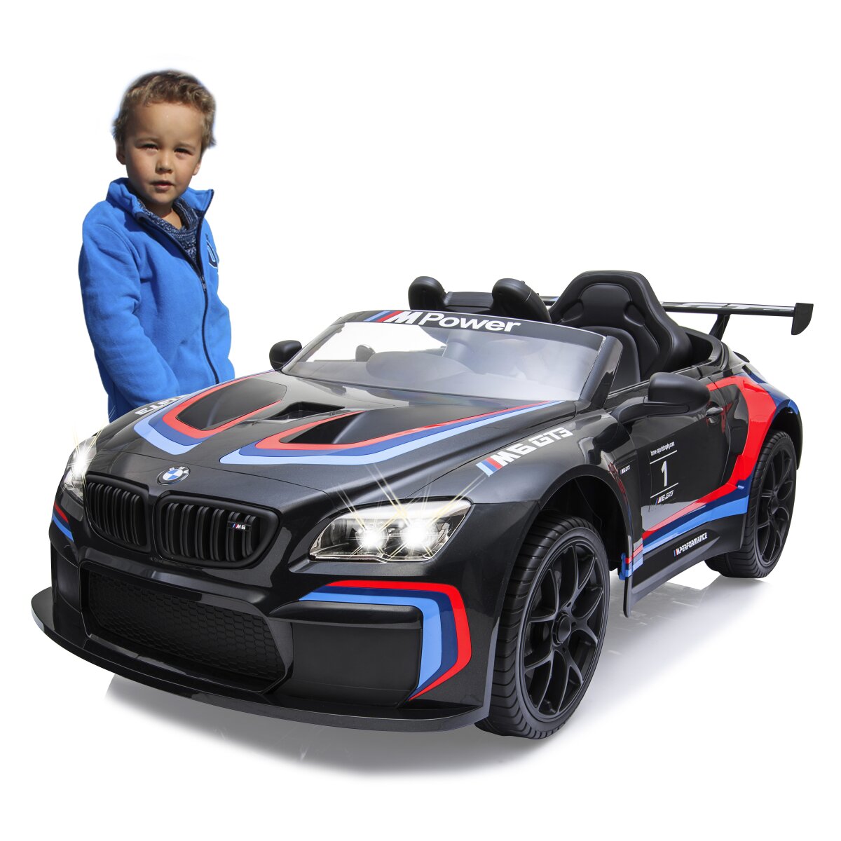 Kinderfahrzeug BMW M6 GT3 schwarz Kinderfahrzeug BMW M6 GT3 schwarz