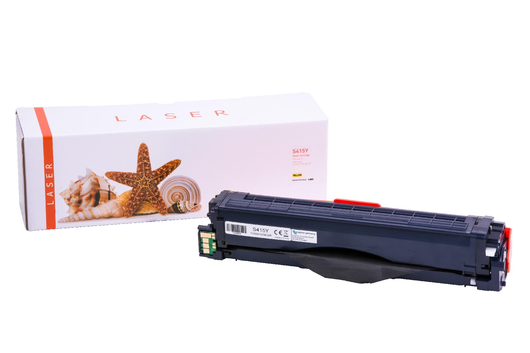 CLP415Y alternativ Toner yellow für Samsung / CLTY504S/ELS / 1.800 Seiten CLP415Y alternativ Toner yellow für Samsung / CLTY504S/ELS / 1.800 Seiten