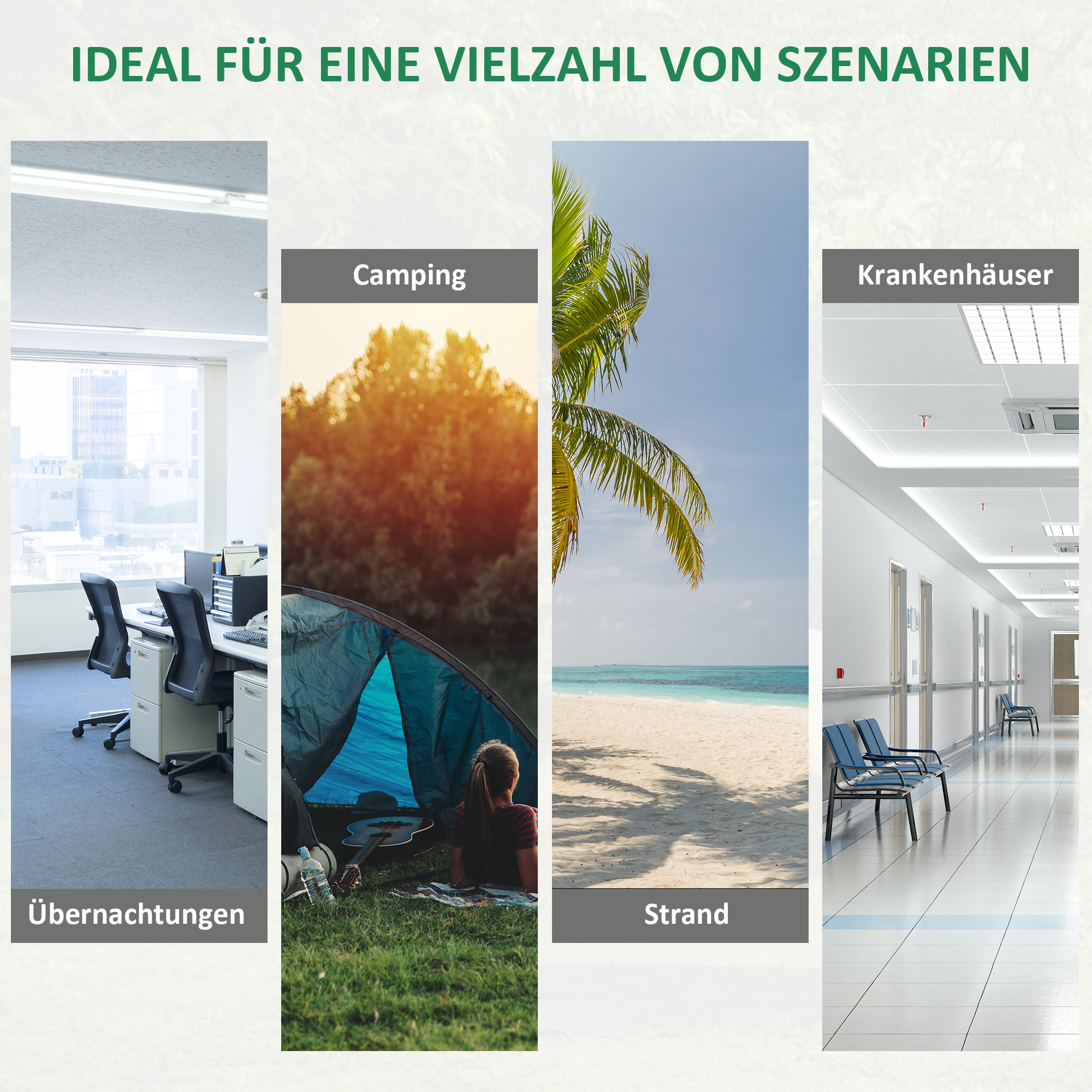 Campingbett Feldbett Klappbett klappbar mit Seitentasche Getränkehalter bis 136 kg belastbar Stahl Oxford Grün+Schwarz 190 x 65 x 40 cm