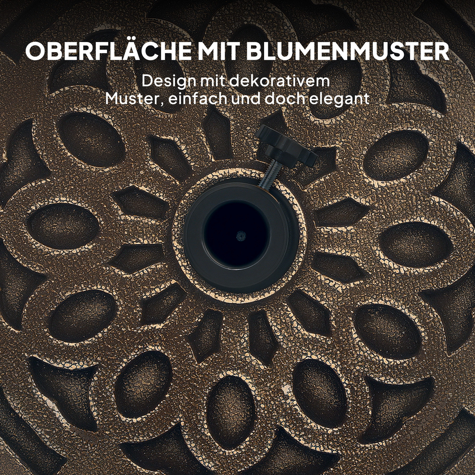 Sonnenschirmständer aus Beton, Schirmständer mit Rolle, Rund Schirmhalter Ständer für Sonnenschirm 32/38/48mm