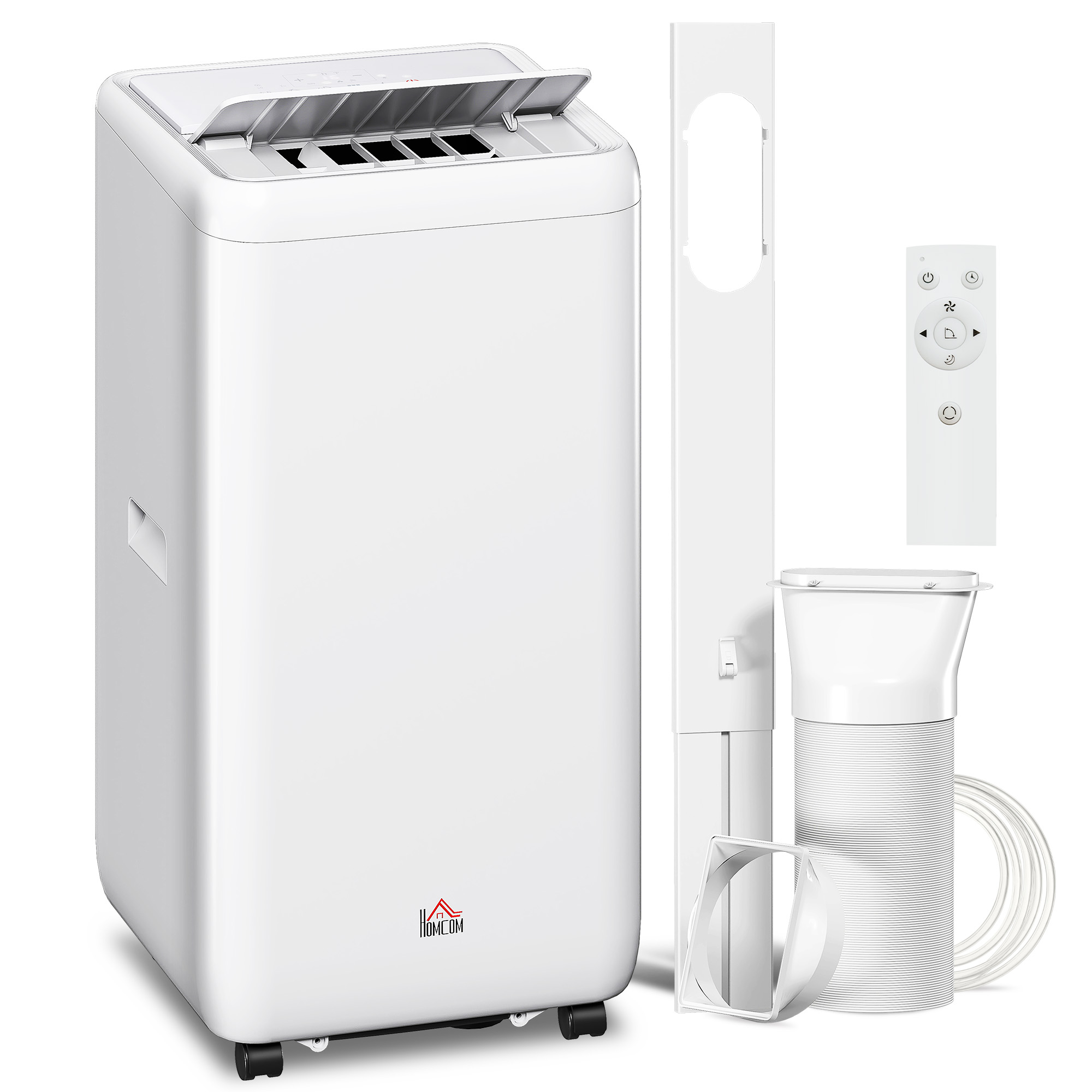 mobiles Klimagerät mit Abluftschlauch 12.000 BTU 3,5 kW, 5-in-1, 24h-Timer, Fernbedienung bis 35㎡