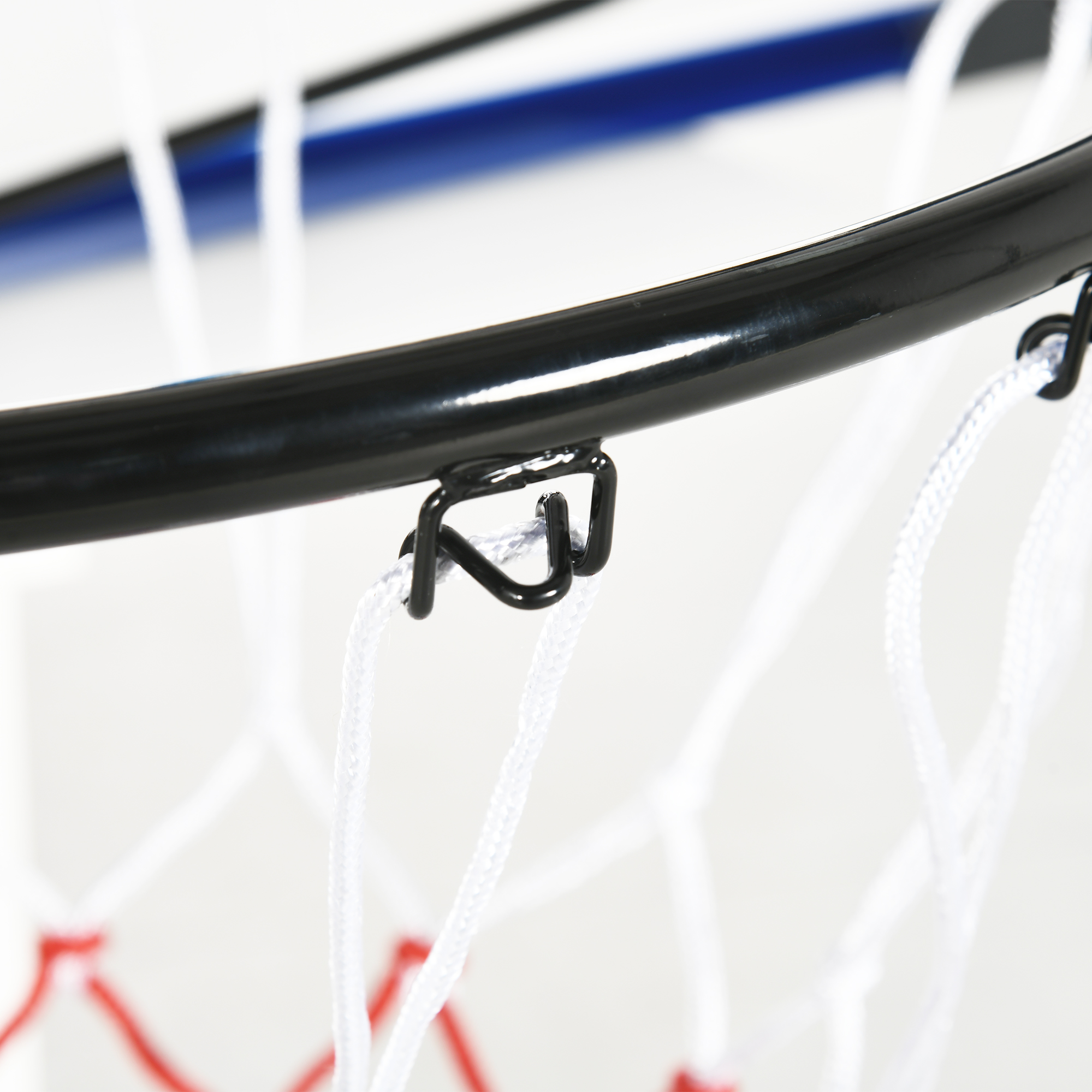 Basketballkorb, universelle Wandhalterung, reißfestes Netz, rostfreier Stahlrahmen, 113 x 61 x 73 cm