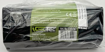 2-fach Steckdosenblock, USB-A+C, schwarz / 250V~/ 16A, Aufbaumontage, USB 3,1A, PD