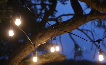 Biergarten-Lichterkette "CT-BGL 15" / 1,5 + 12,5m, 15x Filamentlampe 0,8W