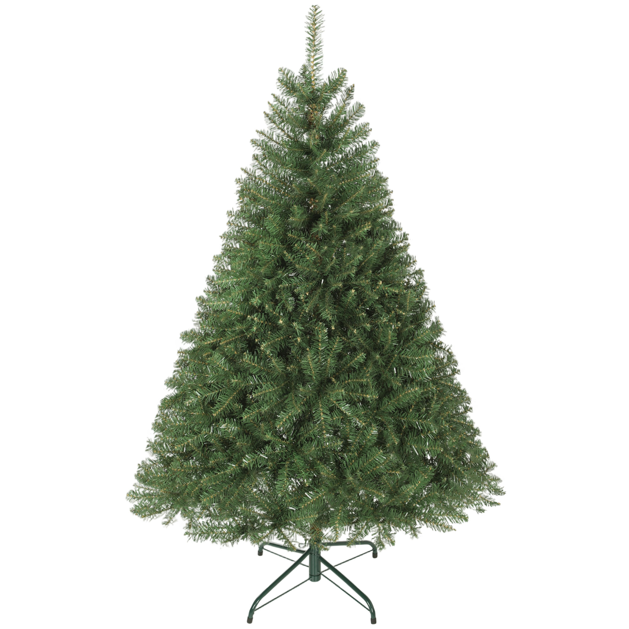 Künstlicher Weihnachtsbaum, 150 cm, klappbare Äste, Metallständer, vielseitig, Grün Künstlicher Weihnachtsbaum, 150 cm, klappbare Äste, Metallständer, vielseitig, Grün