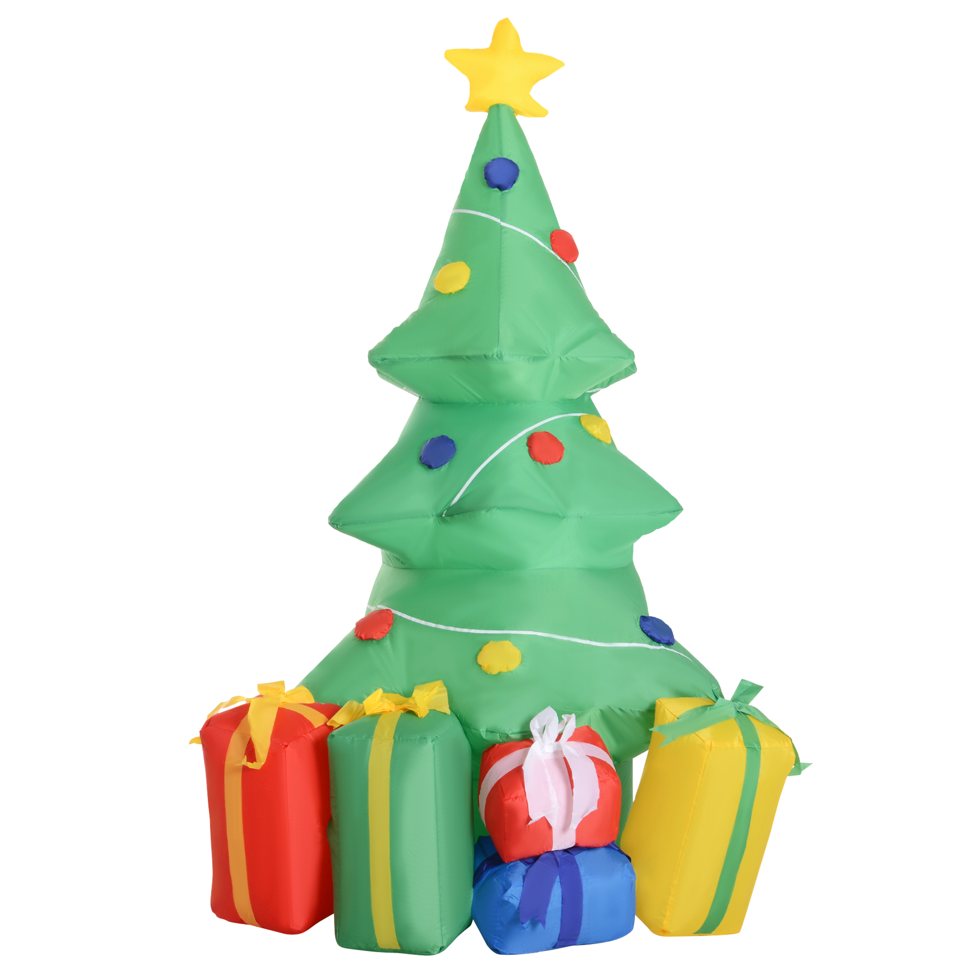 Aufblasbare Weihnachtsdekoration mit LED-Licht, Geschenken, 150 cm Wasserdicht für Weihnachtsfeiern Aufblasbare Weihnachtsdekoration mit LED-Licht, Geschenken, 150 cm Wasserdicht für Weihnachtsfeiern