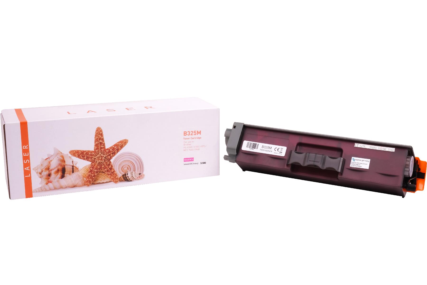 TN325M alternativ Toner magenta für Brother / TN325M / 3.500 Seiten