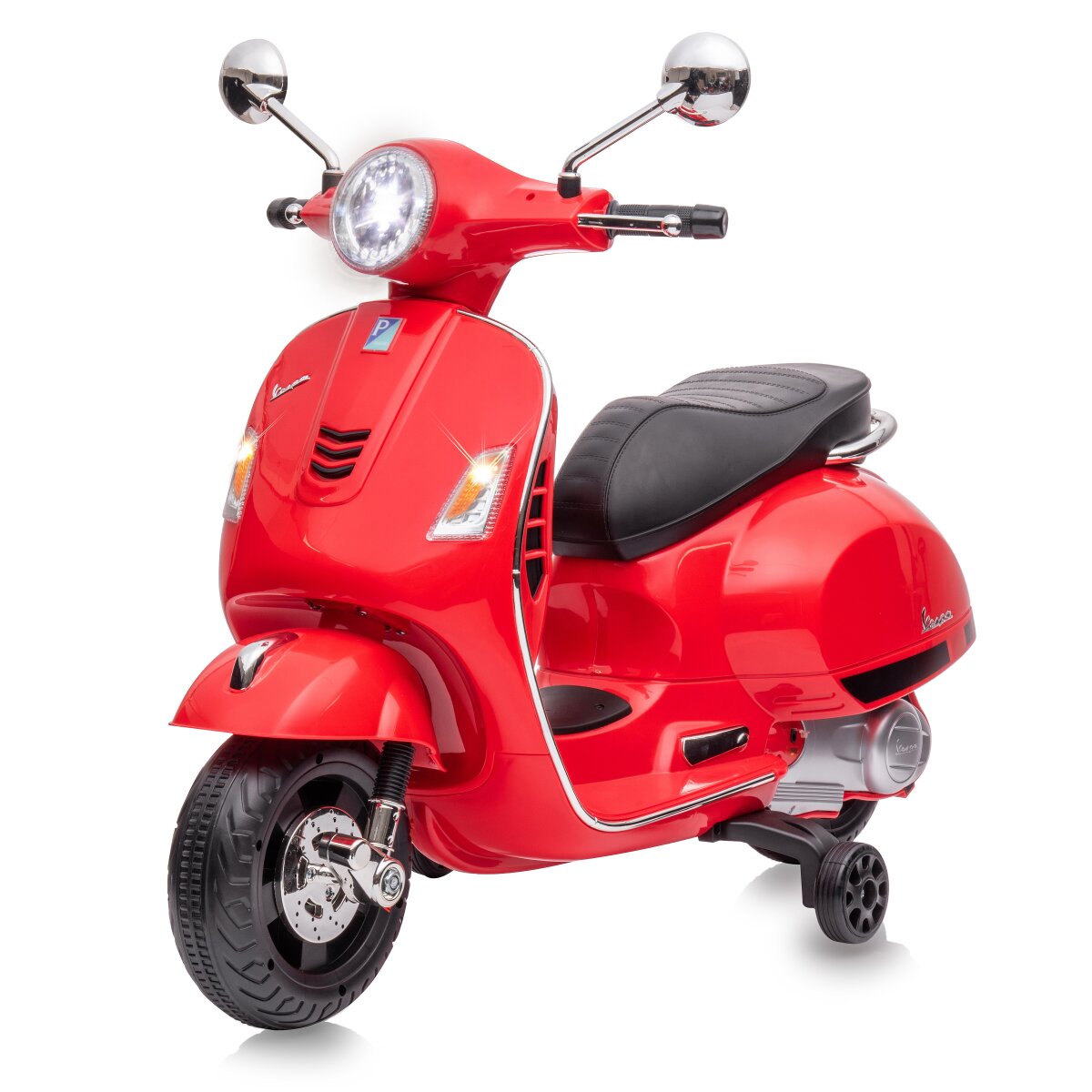 Kindermotorrad Vespa GTS 125 rot Li-Power 12.6