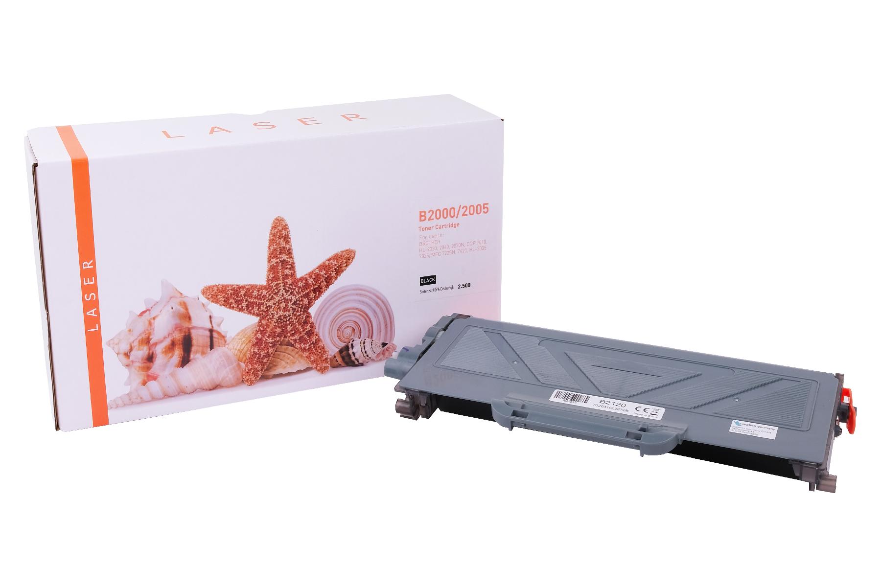 TN2000/2005 alternativ Toner black für Brother / TN2000/TN2005 / 2.500 Seiten TN2000/2005 alternativ Toner black für Brother / TN2000/TN2005 / 2.500 Seiten