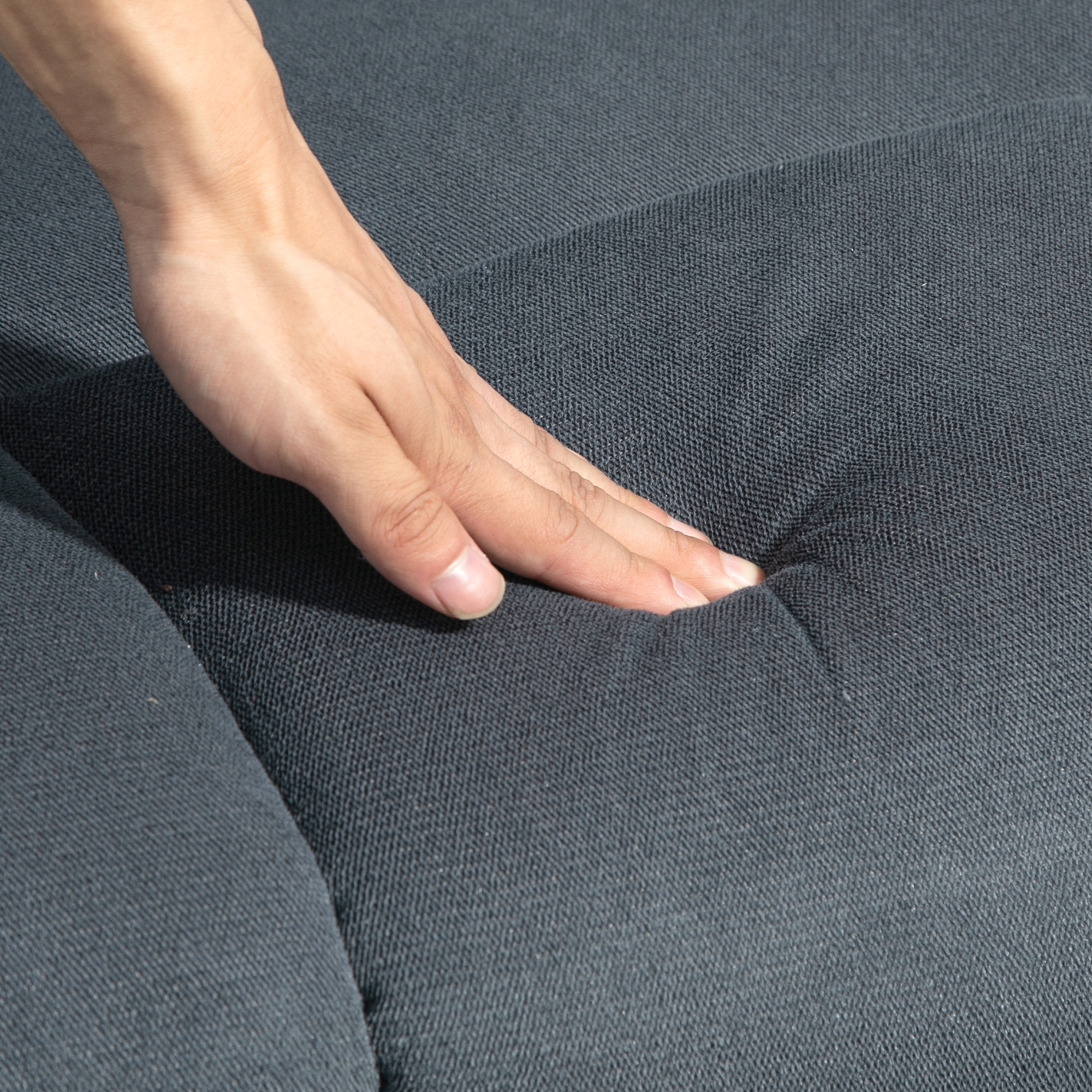 Aufstehsessel mit weichem Bezug, Recliner-Sessel mit Fernbedienung und Seitentaschen, Grau