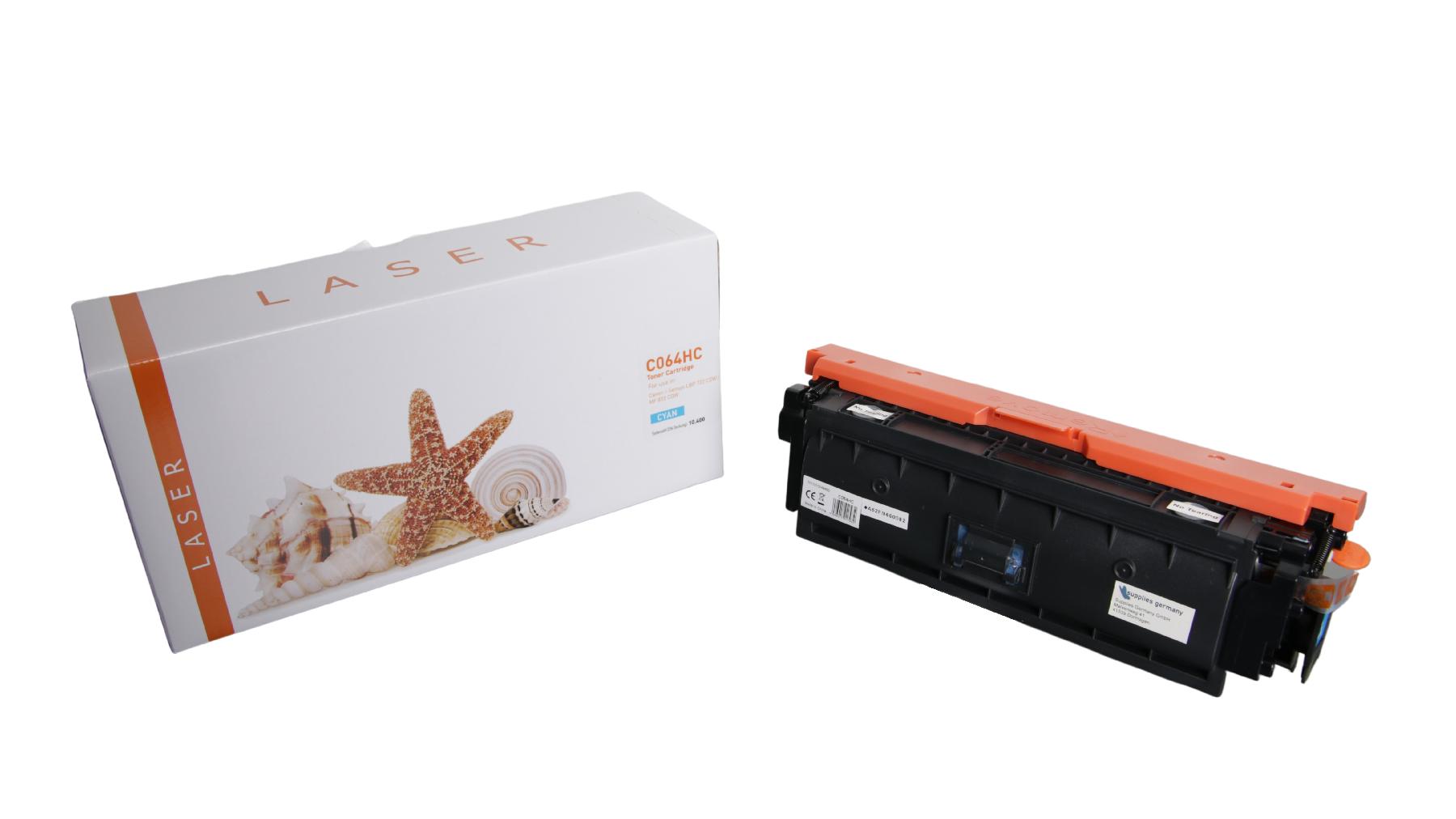 064HC ohne Chip alternativ Toner cyan für Canon / 4936C001 / 10.400 Seiten 064HC ohne Chip alternativ Toner cyan für Canon / 4936C001 / 10.400 Seiten