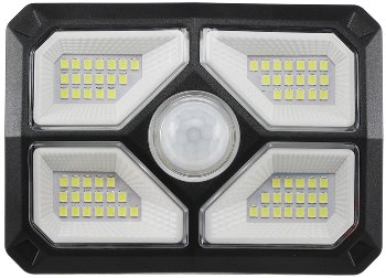 LED Solar Wandleuchte "SWL 722", PIR Bewegungsmelder, 72 LEDs, IP65