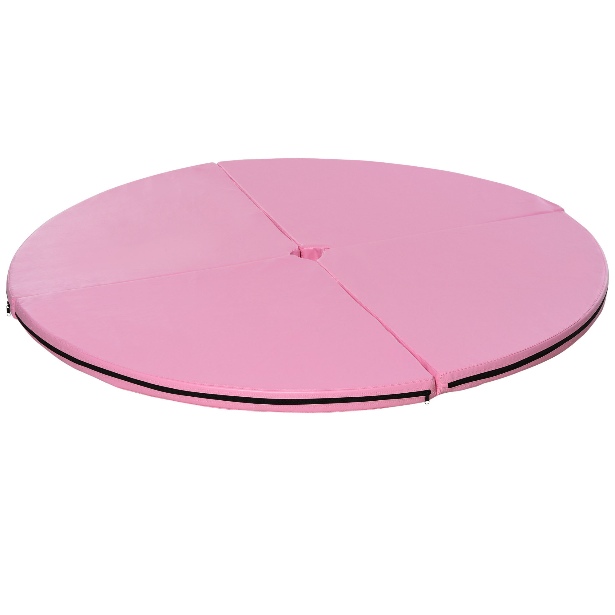 Pole-Dance-Matte, 5 cm dicke runde Kunststoff-Matte für Pole-Dance-Übungen, Gymnastik, Yoga, Rosa Pole-Dance-Matte, 5 cm dicke runde Kunststoff-Matte für Pole-Dance-Übungen, Gymnastik, Yoga, Rosa