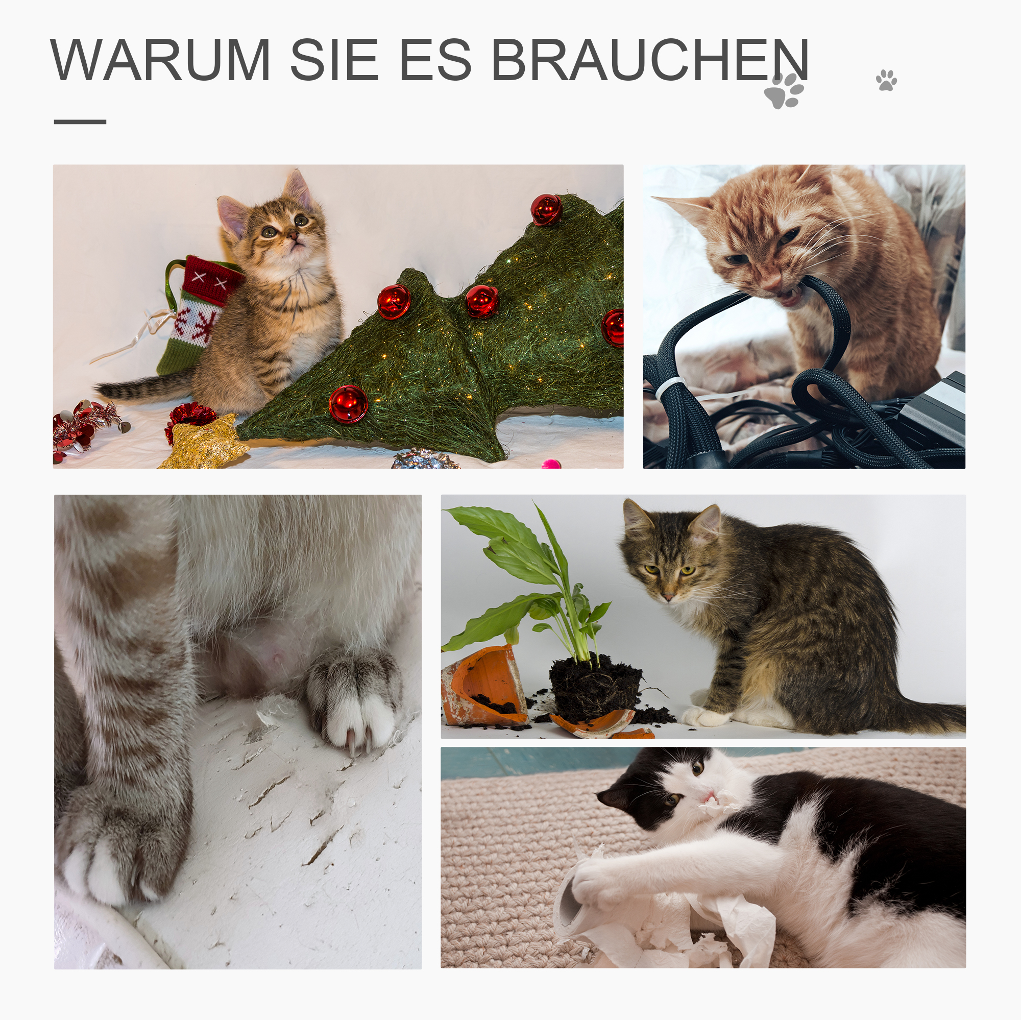 Kratzbaum 100 cm Katzenturm mit Höhle, Spielball, Sisalstämme, Plattform, mehrstöckiger Katzenkratzbaum, Kletterbaum, für mittelgroße Katzen, Beige