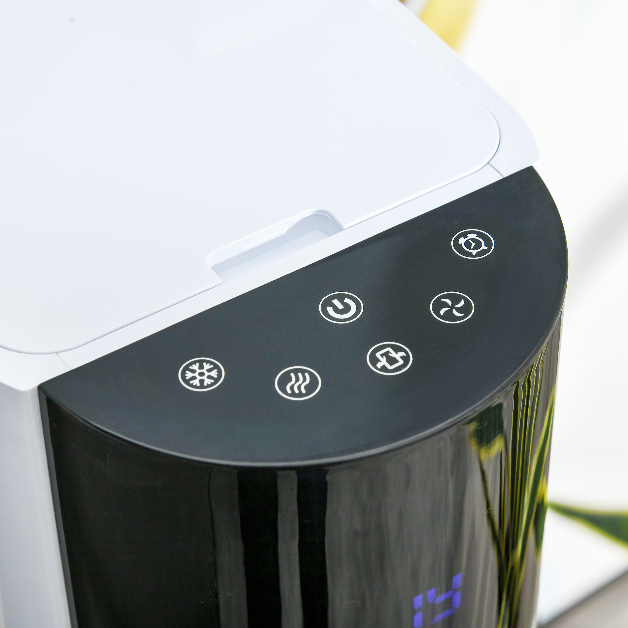 Säulenventilator, Klimaanlage in Säulenform, um 52 Grad drehbar, leiser Betrieb, 3 Betriebsmodi, 3 Geschwindigkeiten