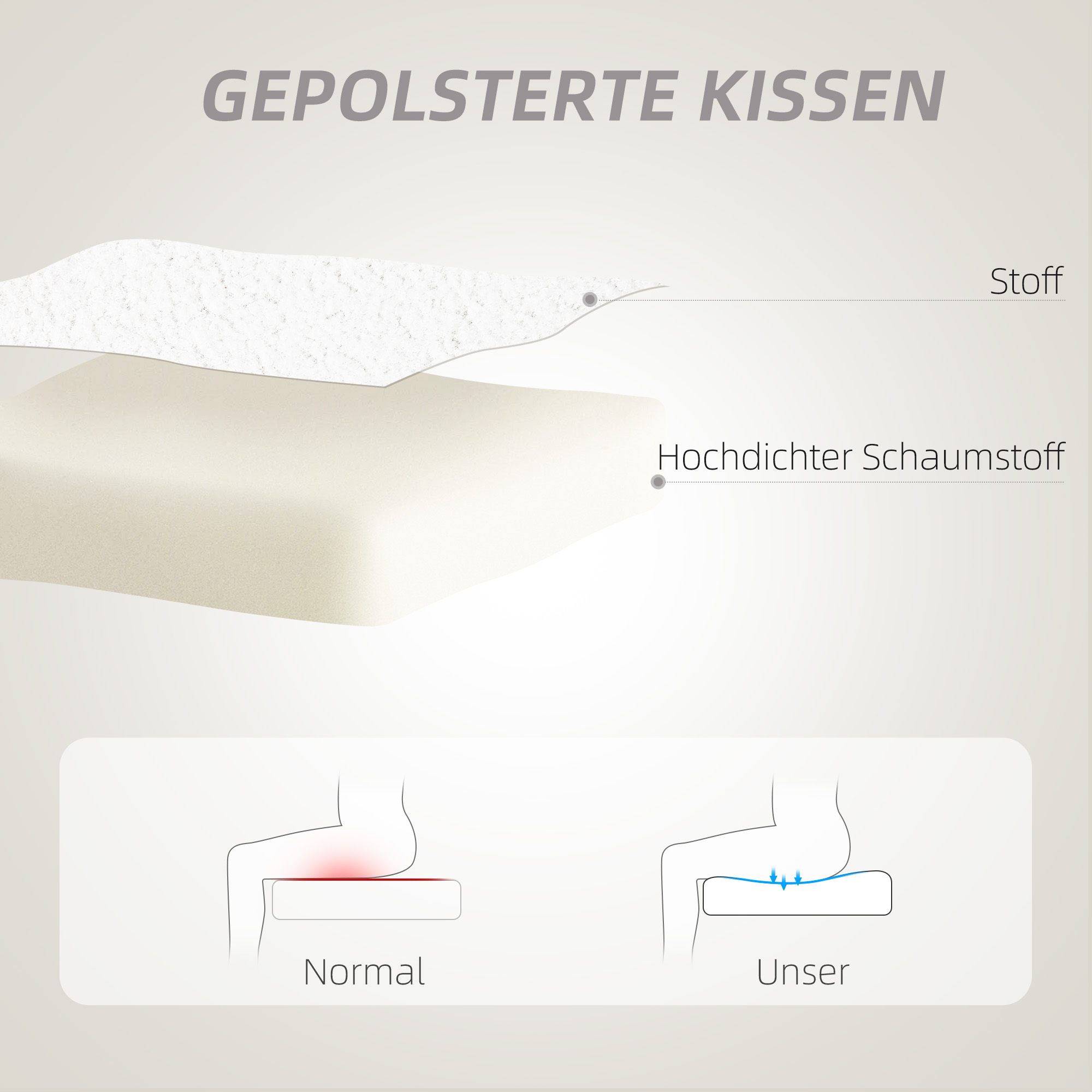 Schreibtischstuhl, Bürostuhl, Herzförmige Rückenlehne, gepolstert, Weiß