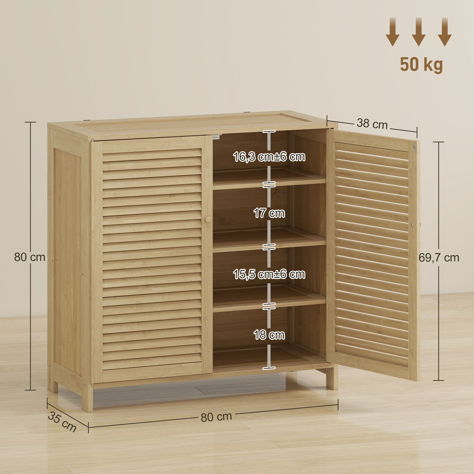 schmaler Schuhschrank, Rattan, schmal, hoch, Holz, kleine Schublade, dünn