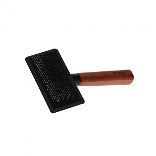 EBI Noir Japandi Slicker-Bürste - L - 18,5 x 11,5 x 3cm