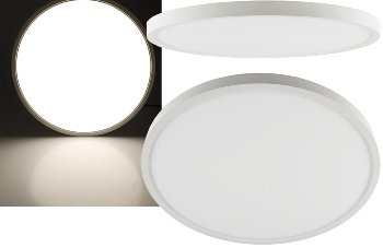 LED Deckenleuchte "Santano 36n", Ø 40cm, 36W, 3550lm, 4200K neutralweiß