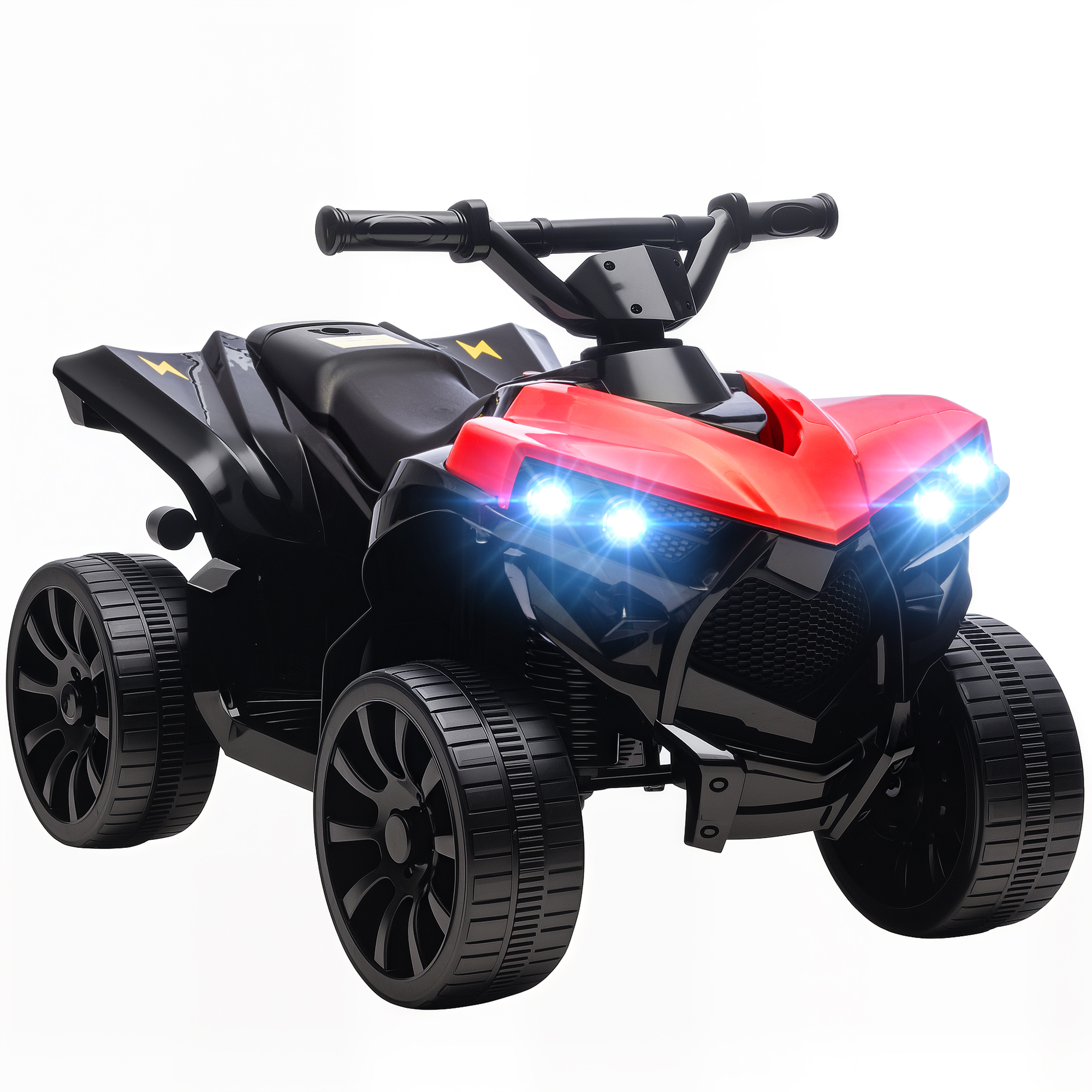 Kinder Quad Elektro 6V Kinderquad mit Vorwärts-, Rückwärtsfunktion, Musik, LED-Scheinwerfer Rot Kinder Quad Elektro 6V Kinderquad mit Vorwärts-, Rückwärtsfunktion, Musik, LED-Scheinwerfer Rot