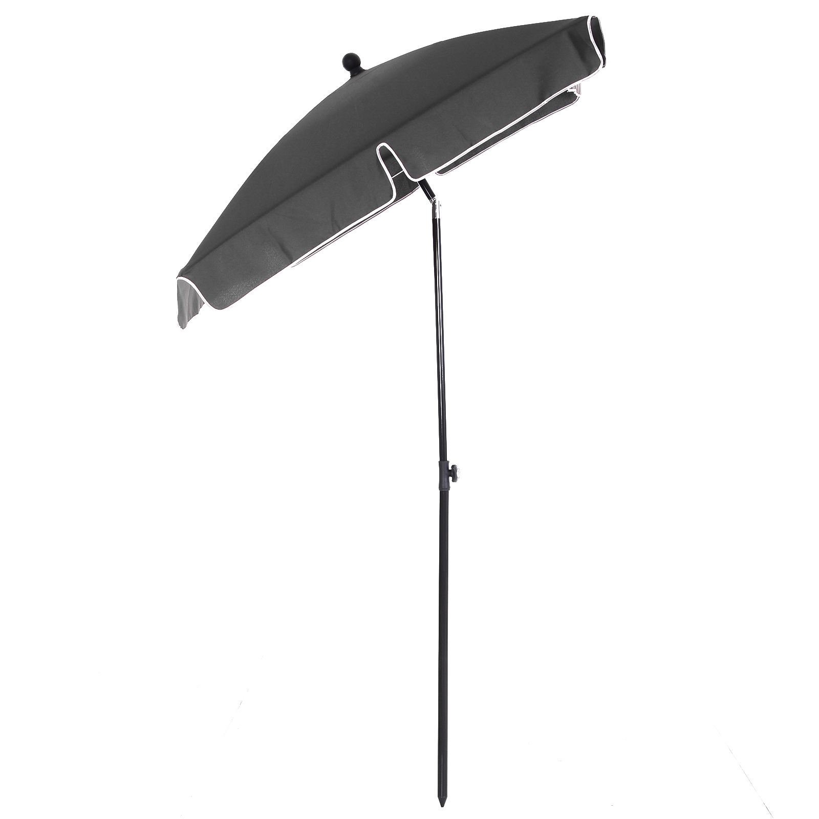 Sonnenschirm Strandschirm Gartenschirm Schirm Balkonschirm Sonnenschutz knickbar Grau