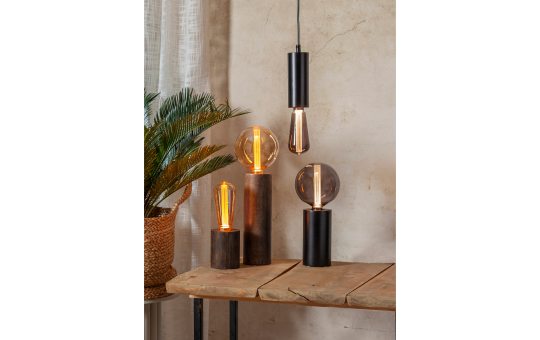 LED-Lampe ''Soft Glow'', E27, 1700K, 80 Ra, 45lm, 12,5x16,4cm, 2W, Amber