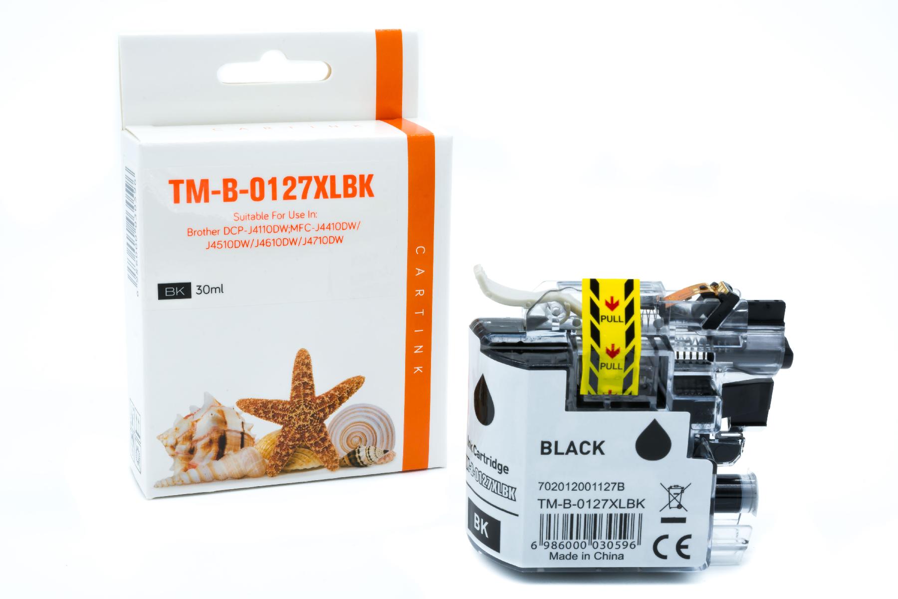 LC127XLBK alternativ Seestern Tinte black für Brother / LC127XLBK / 30ml LC127XLBK alternativ Seestern Tinte black für Brother / LC127XLBK / 30ml