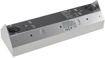 4-fach Steckdosenblock, USB-A+C, silber / 250V~/ 16A, Aufbaumontage, USB 3,1A, PD