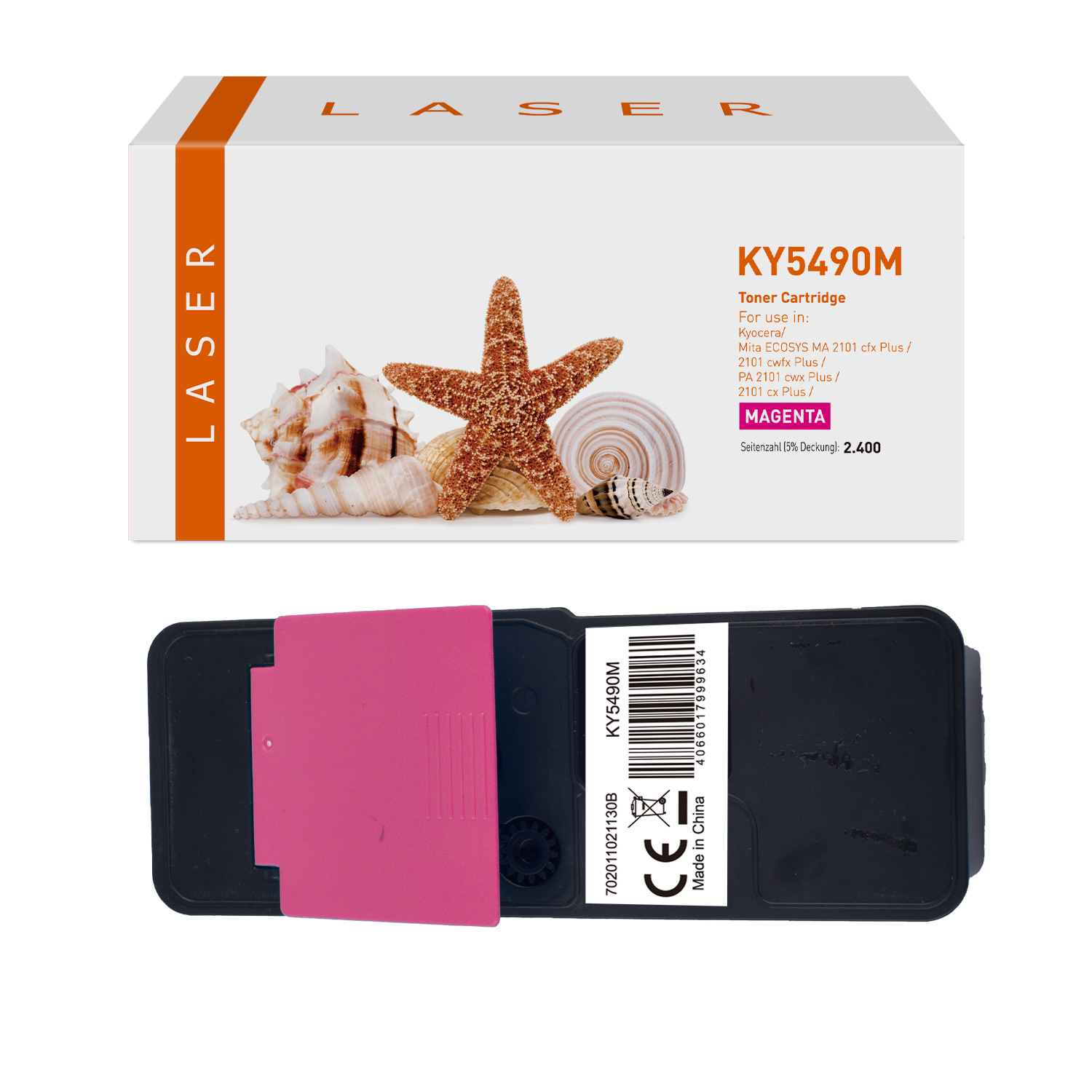TK5490M alternativ Toner Magenta für Kyocera / TK5490 / 2.400 Seiten TK5490M alternativ Toner Magenta für Kyocera / TK5490 / 2.400 Seiten