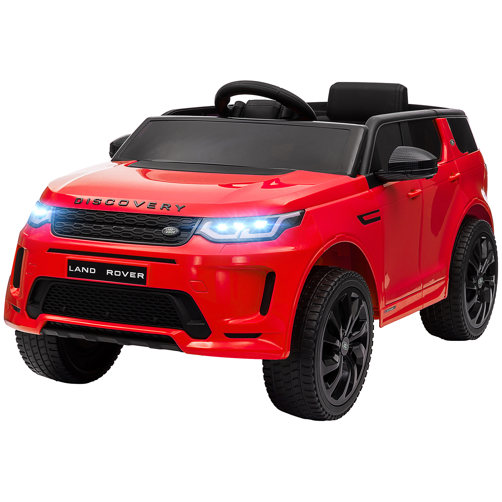 Kinder-Elektroauto, 12V Kinderfahrzeug mit Fernbedienung, LED-Lichtern, Musik und Hupe, 3-6 Jahre, Rot Kinder-Elektroauto, 12V Kinderfahrzeug mit Fernbedienung, LED-Lichtern, Musik und Hupe, 3-6 Jahre, Rot