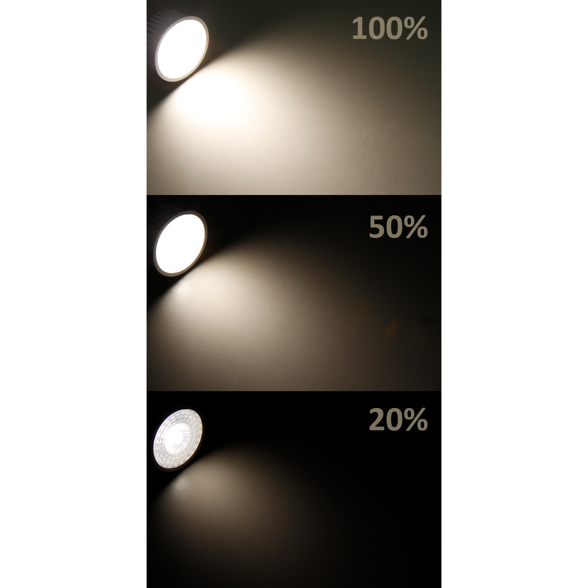 LED-Modul McShine ''MCOB'' 5W, 400lm, 230V, 50x25mm, warmweiß, 3000K, step-dimmbar