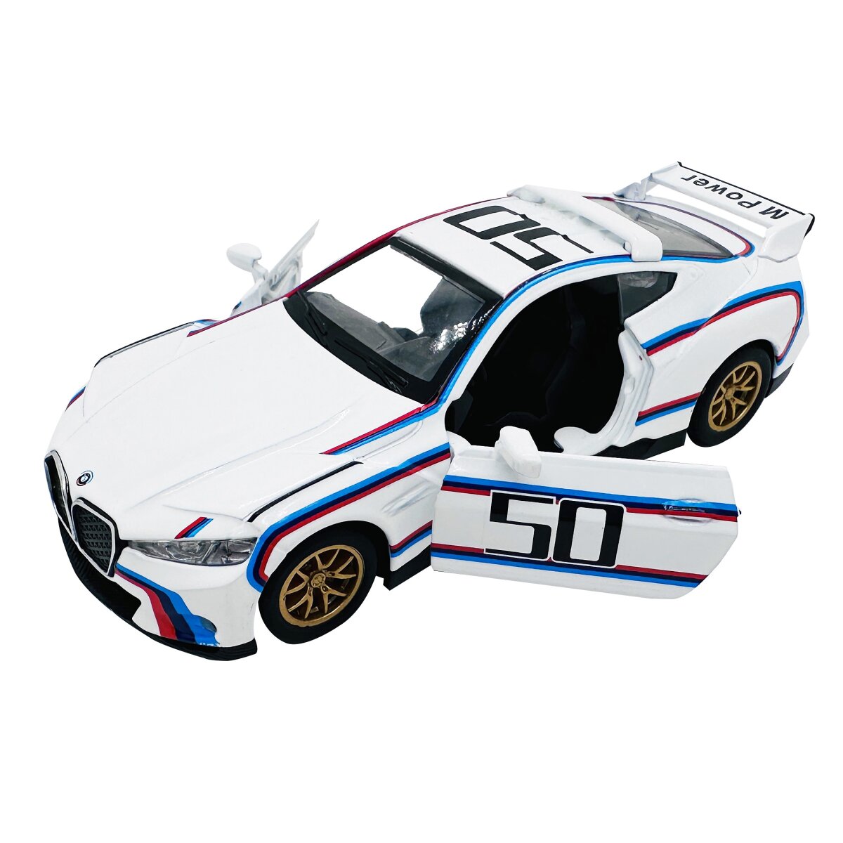 BMW 3.0 CSL Diecast 1:42 weiß BMW 3.0 CSL Diecast 1:42 weiß