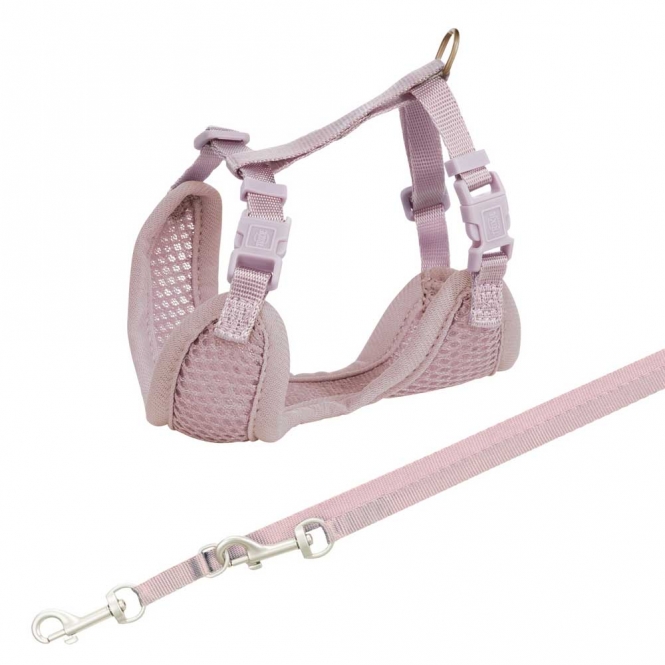 Trixie Junior Welpen-Softgeschirr mit Leine - flieder Trixie Junior Welpen-Softgeschirr mit Leine - flieder