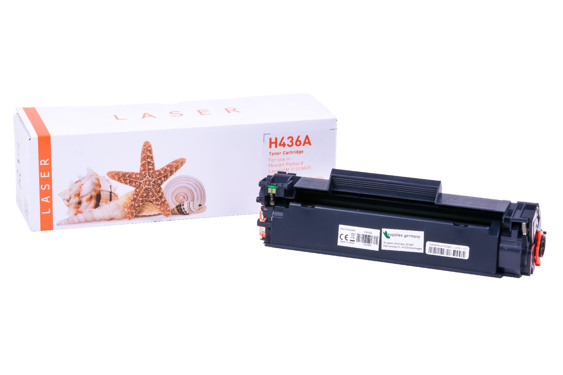 CB436A alternativ Toner black für HP / CB436A / 2.000 Seiten