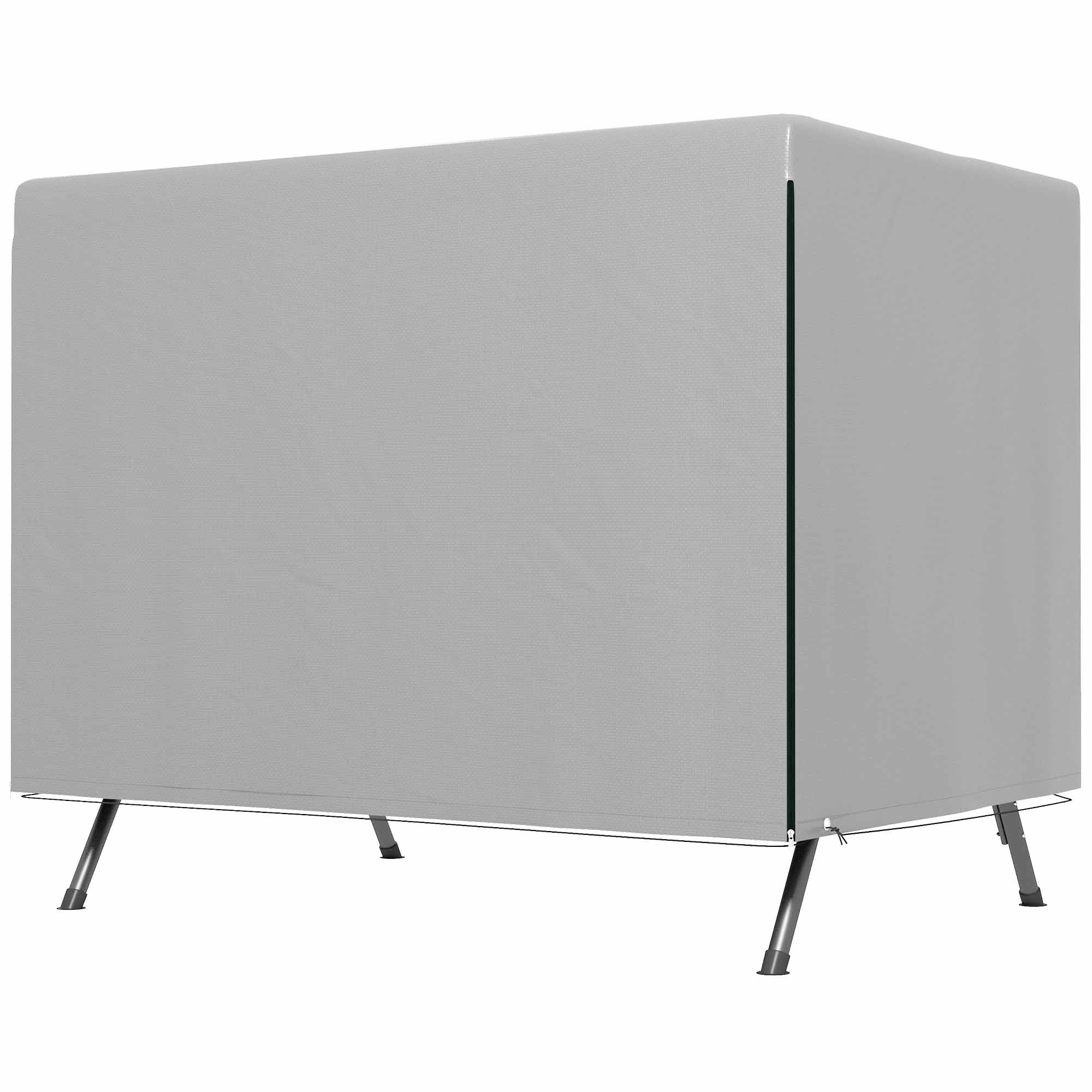 Gartenmöbelabdeckung Abdeckung Schutzhülle für Outdoor-Möbel, 215 cm x 155 cm x 150 cm, Grau