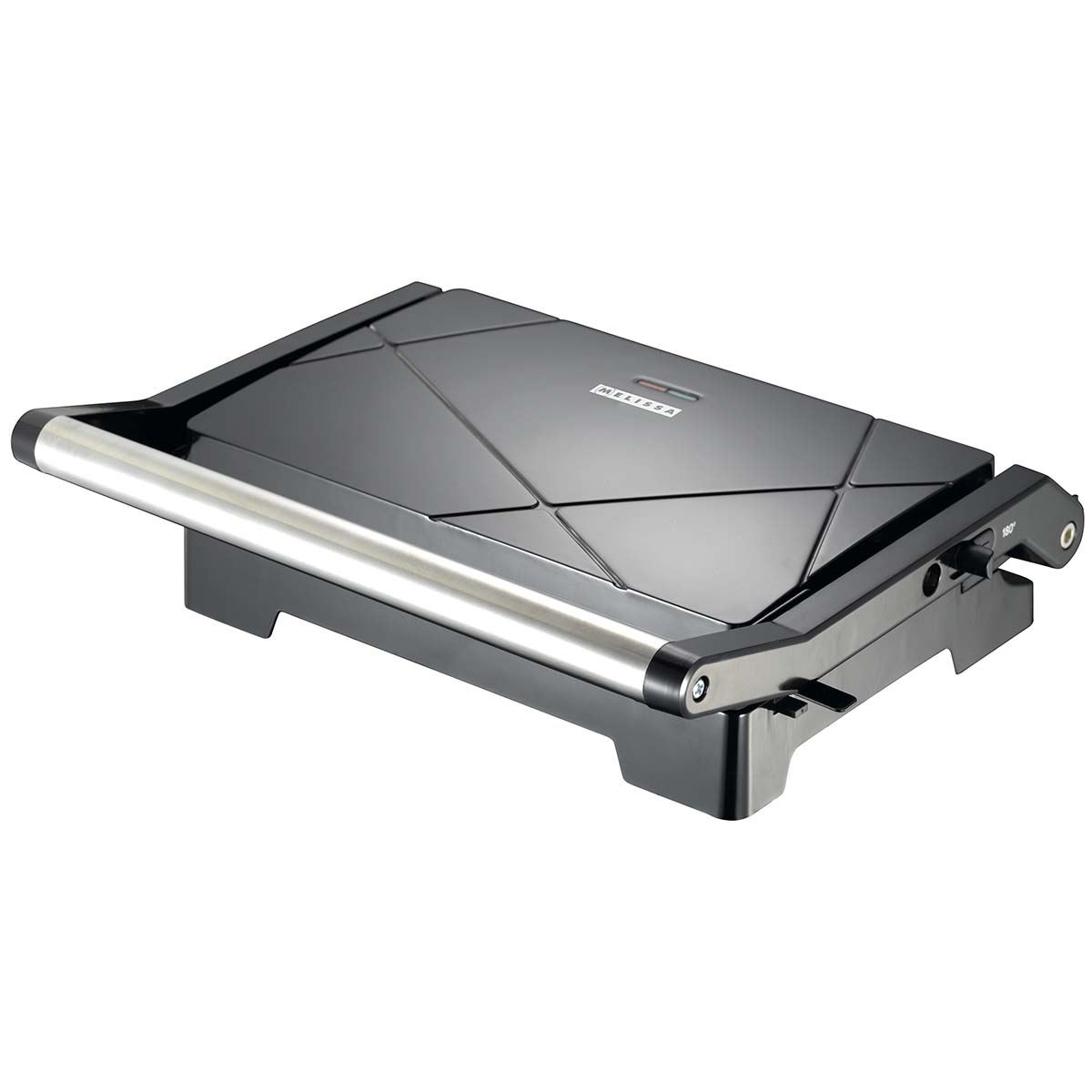 Panini-Grill und Kontaktgrill mit Antihaftbeschichtung und Überhitzungsschutz 1000W schwarz Panini-Grill und Kontaktgrill mit Antihaftbeschichtung und Überhitzungsschutz 1000W schwarz