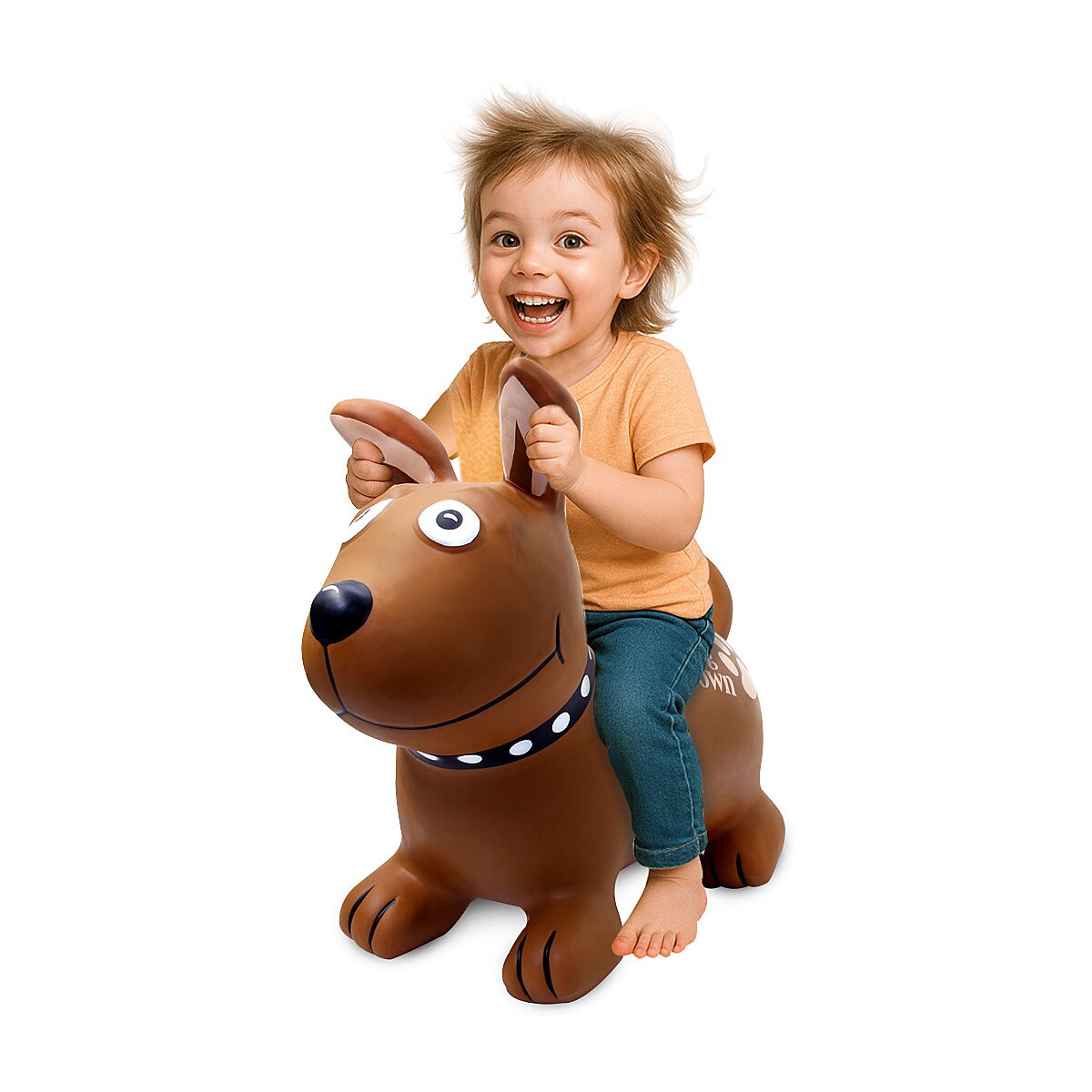 Hüpftier Dog Brown HoppyDoo mit Pumpe Hüpftier Dog Brown HoppyDoo mit Pumpe
