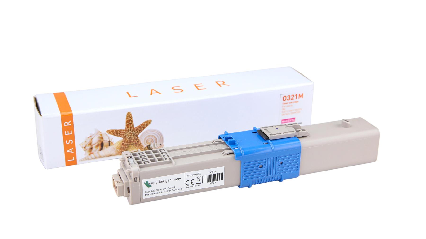 C321M alternativ Toner magenta für OKI / 44973534 / 1.500 Seiten C321M alternativ Toner magenta für OKI / 44973534 / 1.500 Seiten