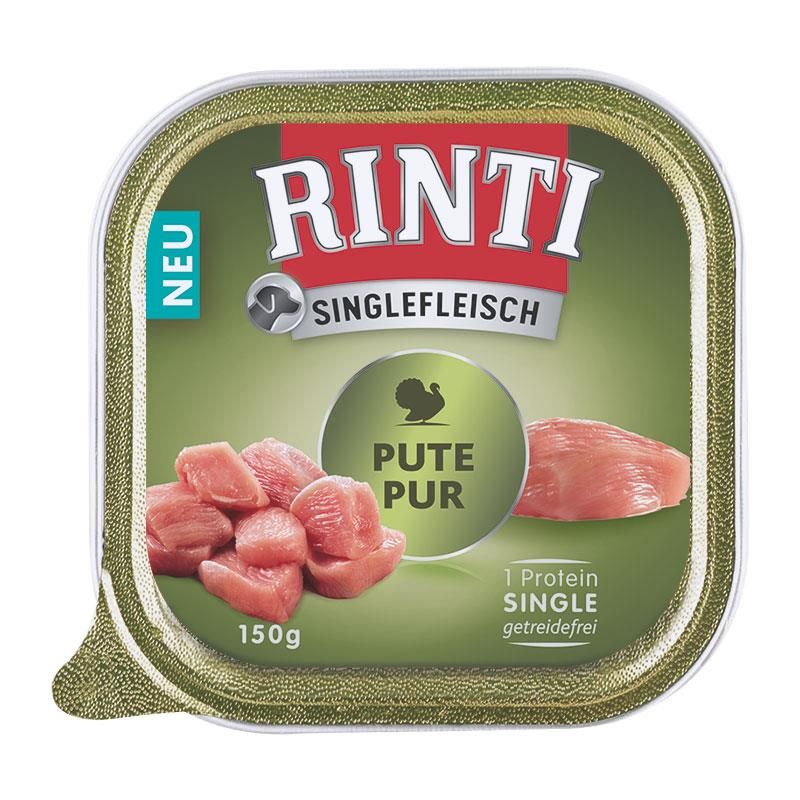 Rinti Schale Singlefleisch Pute Pur 150g Rinti Schale Singlefleisch Pute Pur 150g